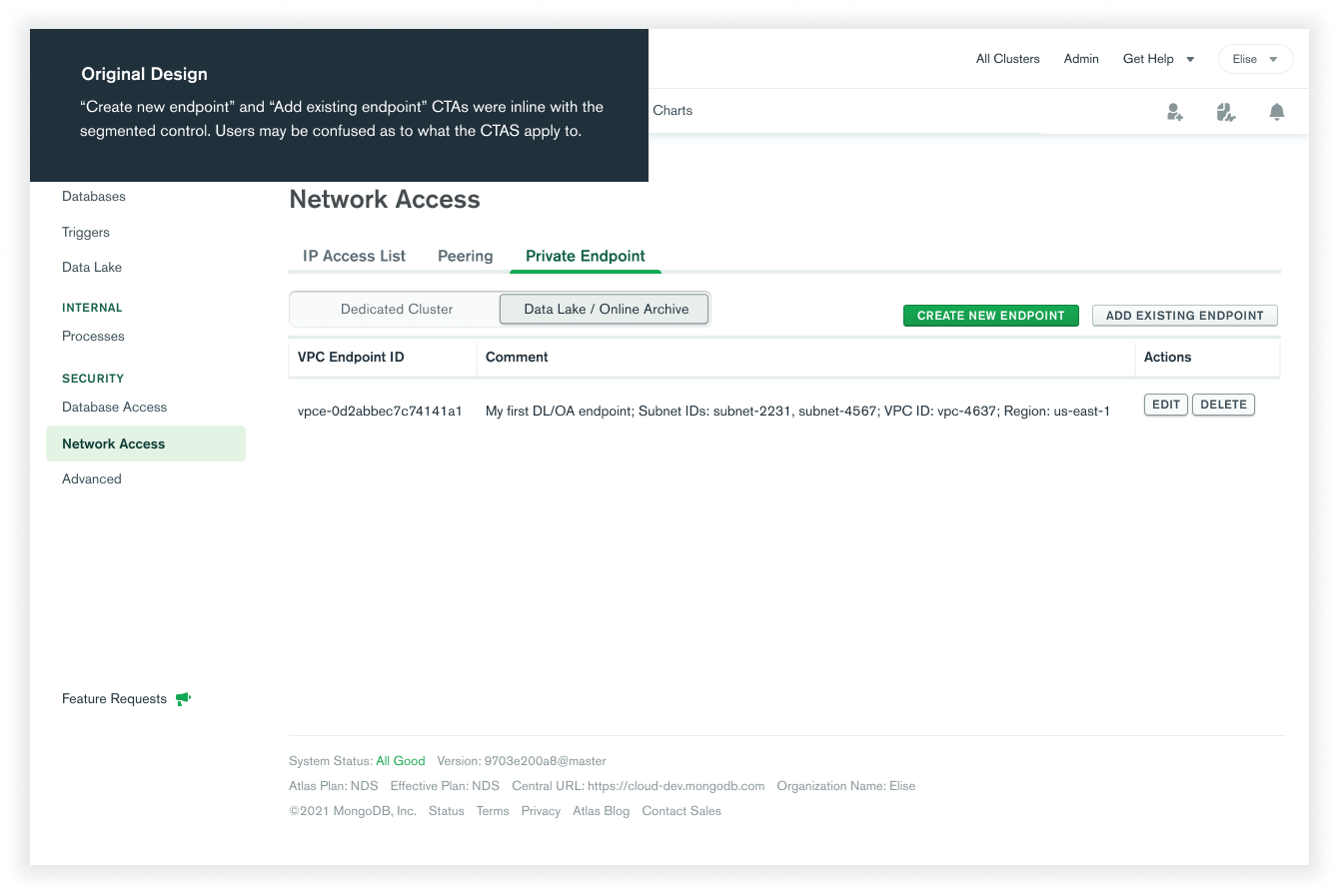 Improved table layout